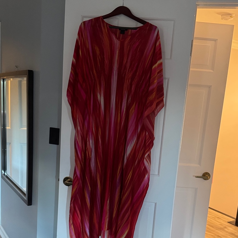 Natori Red and Pink Women's Kaftan